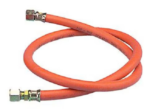 "Tgo Mitteldruck-Gasschlauch, Gummi, 1/4\" X RVS10, 80Cm"-image