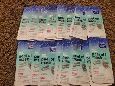 Clean & Clear Deep Action Cleansing & Exfoliating Peel Off Face Mask 18 Mask Lot