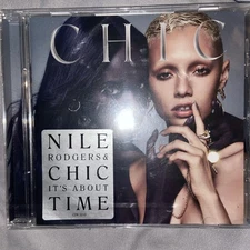 CHIC AND NILE RODGERS IT'S ABOUT TIME SEALED 2018 R&B POP UK CD ALBUM.