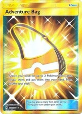 Adventure Bag (Secret, #228/214) - Holofoil SM - Lost Thunder LP Pokemon on eBay