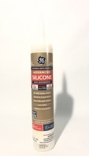 Ge Silicone Sealant, 10 Oz, Cartridge, Clear, Silicone Base, Advanced-2708923