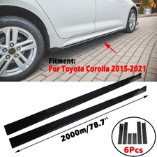 For Toyota Corolla 2015-2021 78.7'' Side Skirt Extension Rocker Panel Splitters