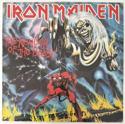 Iron Maiden The Number Of The Beast - 1982 Vinyl LP Harvest Records ST-12202