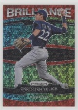 2020 Prizm Brilliance Quick Pitch Red Donut Circle 55/149 Christian Yelich o7m