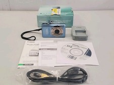 Canon PowerShot SD1300 IS Compact Digital Camera Blue 12.1MP Bundle Tested Works