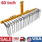 60" 3 Point Pine Straw Rake for Cat 0 Cat 1 Tractor Dethatcher Landscape Rake