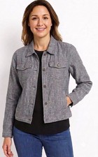 Jones New York 100 Linen Jones Co. Women s Jacket Size Large