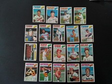 1977 Topps Baseball- 19 Card Lot- Cruz, Thompson, Hiller, Burleson