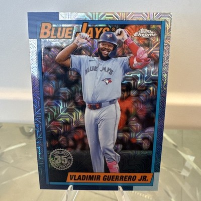 2025 Topps Chrome Vladimir Guerrero Jr 1990 Silver Pack Mojo T90C-30 35th 