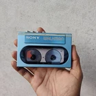 Sony Walkman WM-20 Cassette Player Vintage Blue For Parts Repair