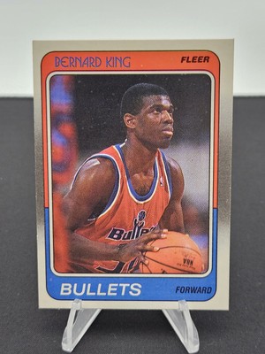 1988-89 Fleer Basketball Bernard King #116 Washington Bullets NBA