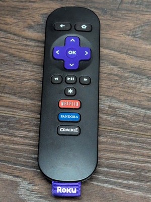 Original ROKU 9026000094-001 Remote Control With Netflix Pandora Crackle Key