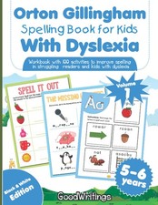 Orton Gillingham Spelling Workbook for Kids with Dyslexia. 100 spelling activ...