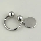 Tiffany & Co 925 Sterling Silver Vintage Sphere End Key Ring Keychain Engravable
