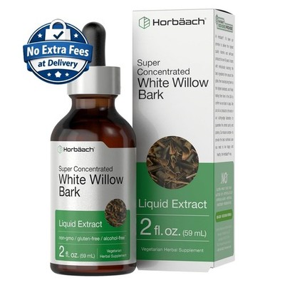 Gotas Extracto Líquido Corteza Sauce Blanco 2 oz Sin Alcohol | Salix alba