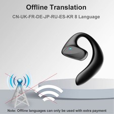 .  M8 Language Translator Earbuds Smart 144 Languages High Accuracy Wireless Part
