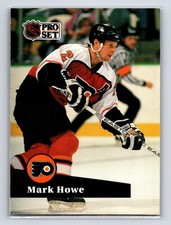 1991-92 Pro Set - Mark Howe #182 Philadelphia Flyers Hockey Card