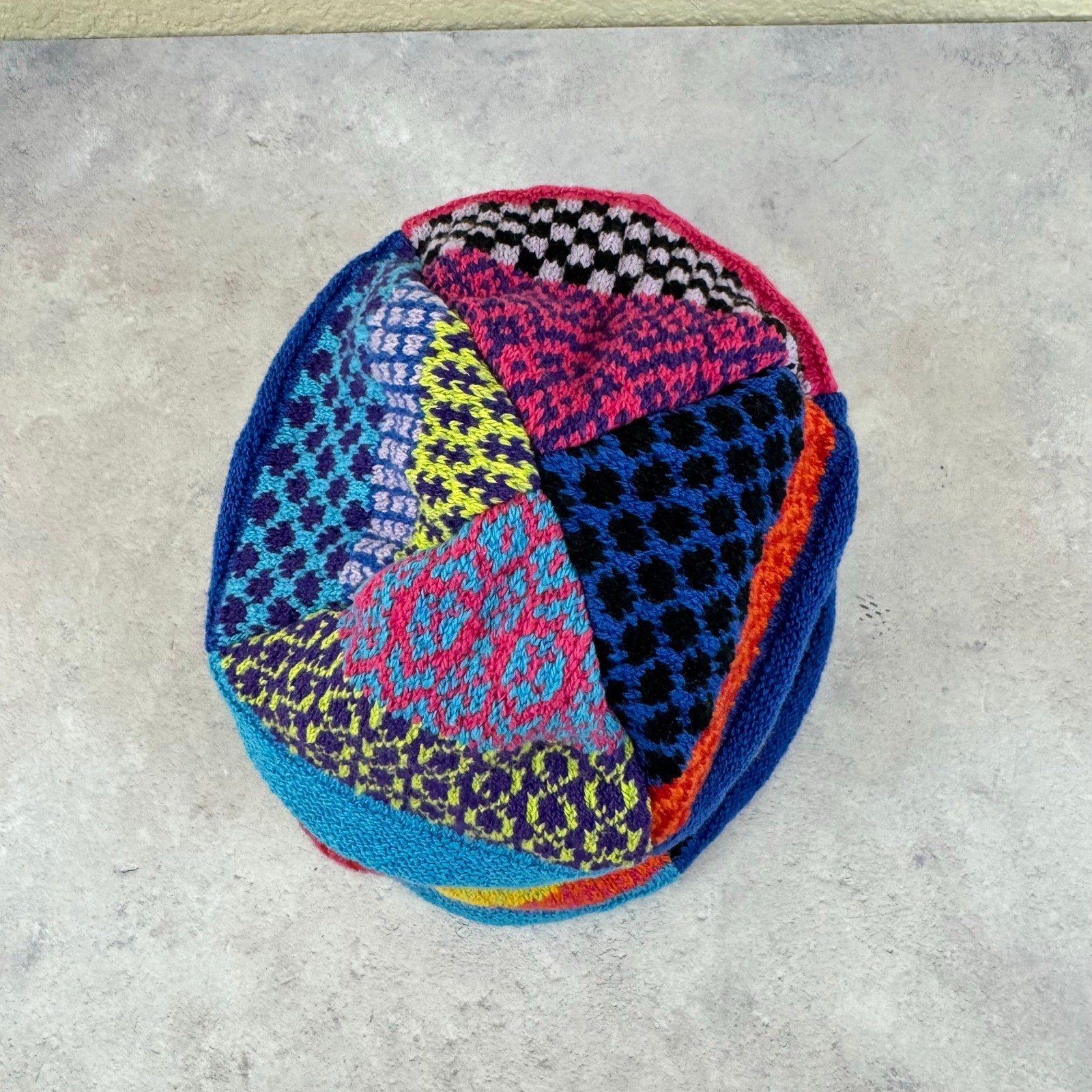 Solmate Socks Patchwork Knit Beanie Colorful Outd… - image 8