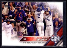 2016 Topps Alcides Escobar Kansas City Royals #120
