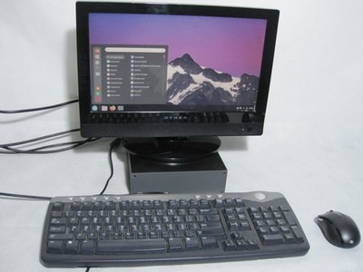 Mini Logic Desktop Computer 4GB RAM 250GB SSD AMD GX-415GA OS Linux Mint 21.2