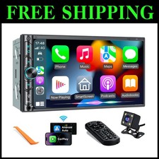 Double Din Car Stereo with Carplay  Android Auto