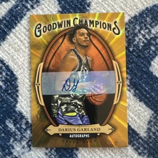 ✨GOLD Darius Garland 2020 Goodwin Champions Upper Deck Autographs Auto RC ROOKIE