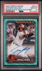 2024 Topps Chrome JACKSON HOLLIDAY ROOKIE AUTO AQUA WAVE #/199 PSA GEM MINT 10