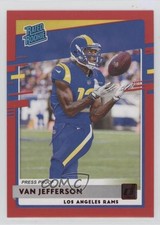 2020 Panini Donruss Rated Rookie Press Proof Red Van Jefferson #326 1if9