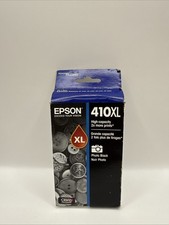 Three Epson 410XL Black Ink Cartridge T410XL120 Genuine OEM Sealed Expired 2020