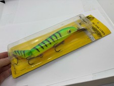 8” Big Fork Lures Jointed Reef Digger (77) Fire Tiger OB Crankbait Musky Lure