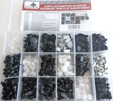 418pc HONDA TRIM CLIP RETAINER PANEL BUMPER FENDER FASTENER ASSORTMENT TCA418