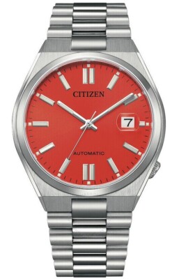 Citizen x Pantone Blazing Red Automatic Stainless Steel Men's