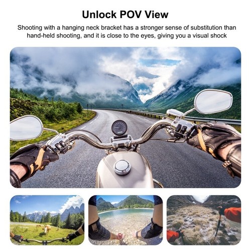 Uchwyt na szyję uchwyt uchwyt pasek zestaw do smartfonów GoPro HERO / DJI Action Camera - Zdjęcie 7 z 8