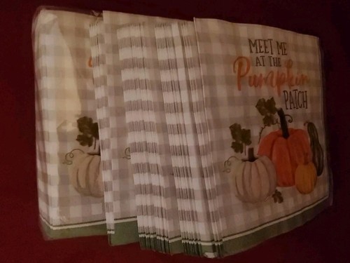 Thanksgiving Napkins - "Meet Me At The Pumpkin Patch." 96 Total. - Picture 2 of 3