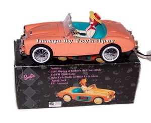 barbie clock radio 1962 convertible