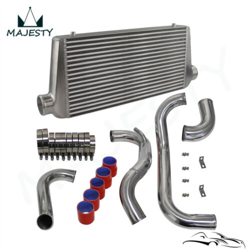 Front Mount Turbo Intercooler Kit For Nissan 240SX 180SX S13 CA18DET 89-94 Red - Picture 2 of 9