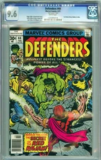 DEFENDERS 44 CGC 9.6 WP Mark Jeweler's insert 1st HELLCAT PATSY WALKER 1977