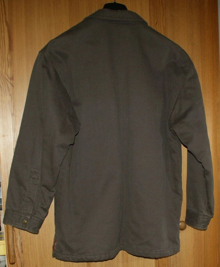 VESTE homme Tissu effet Cotelé  Couleur Marron - Taille M - Intérieur écossais - Photo 3/4