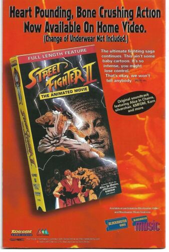 STREET FIGHTER II THE ANIMATED MOVIE #2 (VIZ 1996) | eBay