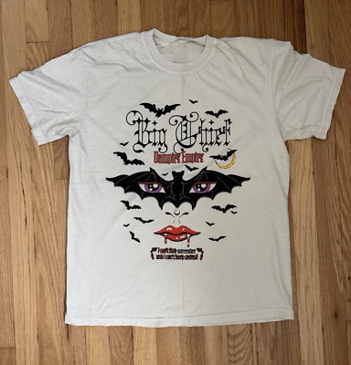Vtg Big Thief Band Vampire Empire Album Cotton White All Size T Shirt MC294