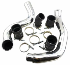 FITS 03-07 Ford Powerstroke 6.0L Intercooler Pipe Kit Tbolts & Coupler F250 F350