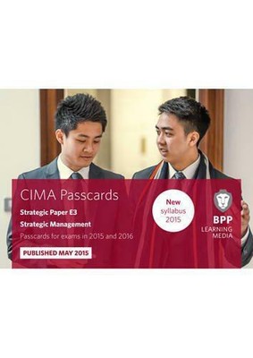 CIMA E3 Strategic Management: Strategic paper E3: Passcards, Very Good Condition
