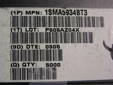 20 ON Semiconductor 1SMA5934BT3 24V 1.5W SMT Zener Voltage Regulator Diodes