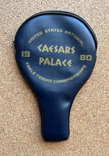 Vintage 1980 US National Table Tennis Championships Caesars Palace Paddle Cover