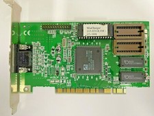 RARE VINTAGE 1998 ATI 3D RAGE PRO TURBO AGP VGA CARD 109-49800-11 MXB23