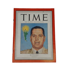 Vintage Time Magazine November 27, 1944 Argentina's Peron WWII Advertisements