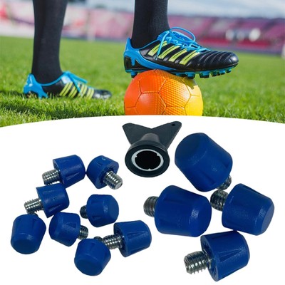 12x Football Shoe Spikes Football Boot Studs Non Slip with Wrench Portable Screw