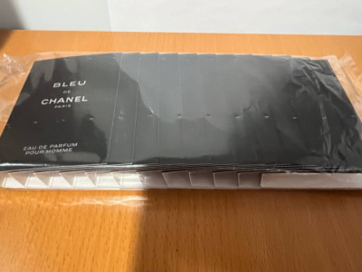 12XChanel Bleu De Chanel Eau De Parfum EDP Sample Spray For Men .05oz, 1.5ml