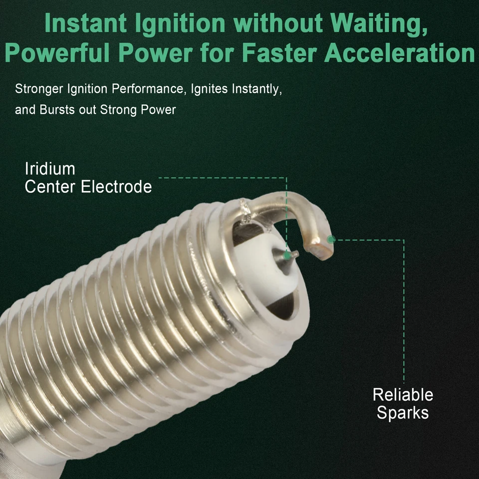 6x bujías de iridio y platino para Ford Transit-150 2015-2019 3,5 L V6 Foto 3 de 4