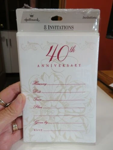 Anniversary Animals Greeting Invitations